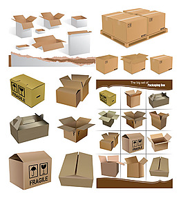 纸箱包装盒图片